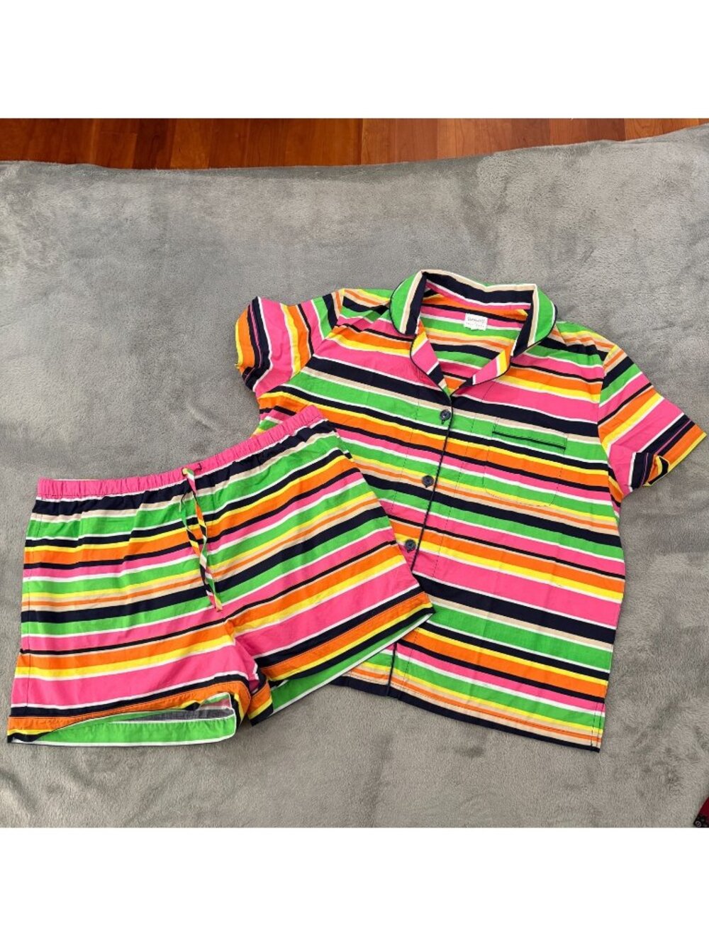 BedHead x Trina Turk Pajamas Set Womens 2X Shorts Short Sleeve Shirt Cotton